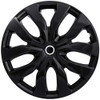 OxGord 15 inch Gloss Black Snap-On Hubcaps 6 Spoke 2005-2009 Toyota Corolla New