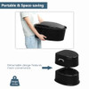 VINGLI Portable Toilet | Commode, Detachable Bucket, Paper Holder, Emergency Use