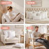 Utopia Bedding 26x26 Pillow Inserts White Throw Pillows 2 Pack B07Y9QYW88 New