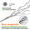 TOYELIU T316-Stainless Steel 1/8'' Aircraft Wire Rope for Cable Deck Railing New