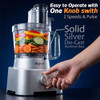 Magiccos 14-Cup Aluminum-Diecast Food-Processor XL Bowl, 800W C0950 New