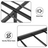 GAOMON QUEEN BED METAL PLATFORM BED FRAME VINTAGE WOOD PHO-OYJGKVRX - BROWN