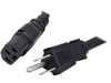 StarTech.com PXT515C158 8 ft. Black Heavy Duty 14 AWG Computer Power Cord -