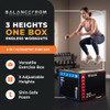 SIGNATURE FITNESS 3-IN-1 FOAM PLYOMETRIC JUMP BOX - SFJB-2L-MC-MULTI-COLOR