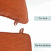 ununon Chairs Cushions Deep Seat Chair Cushions Patio Set of 2 - Rust Red New