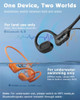 VLOP WAVEBONE PRO BONE CONDUCTION SPORT WATERPROOF HEADPHONES - BLACK