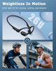 VLOP WAVEBONE PRO BONE CONDUCTION SPORT WATERPROOF HEADPHONES - BLACK