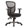Manhattan Comfort Governor Collection Modern Comfortable High Back Chair - Black New