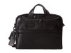 Tumi Organizer Portfolio Brief, Black Leather-Alpha 2, One Size New