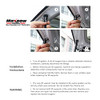 Maxpow 2pcs Rear Window Gas Charged Lift Window Struts 2007-2010 Wrangler 6602 New