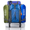 OutdoorMaster Hiking Backpack 45L - w/Waterproof Cover - Blue New