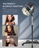 CO-Z Professional Adjustable Hooded Stand-Up Hair Bonnet Dryer New