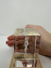 GENERIC LASER ENGRAVED CRYSTAL - HUMAN SKELETON - LED BASE