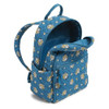 38890-18737 VERA BRADLEY PREMIUM COTTON SMALL BACKPACK - TEAL AND GOLD PAISLEY