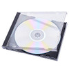 Maxtek 10.4 mm Standard Single Clear CD Jewel Case, 100 Pack - Black Tray New