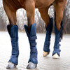 HORZE Horse Shipping Boots Set of 4 - Peacoat Dark Blue - Pony New