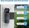 BISTEE NO DRILL BLINK DOORBELL MOUNT PROTECTIVE COVER CASE - BLACK