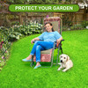 Umien Decorative Garden Fence Boarder 13 Pack 18in H x 20ft L Rustproof - BLACK New