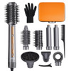 VEVOR HAIR STYLER DRYER BRUSH 7-IN-1 PROFESSIONAL MULTI STYLER - GRAY/GOLD