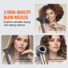 VEVOR HAIR STYLER DRYER BRUSH 7-IN-1 PROFESSIONAL MULTI STYLER - GRAY/GOLD