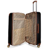 19V69 ITALIA VINTAGE 3 PIECE EXPANDABLE HARD SPINNER LUGGAGE SET VTLUGFD - BLACK