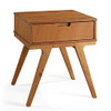 Walker Edison Rory Mid Century 1 Drawer Side Table, 1 Pack, Caramel New