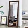 PexFix Full Length Mirrors B07X93DDSG - Walnutcolor New