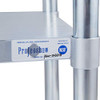 Profeeshaw Stainless Steel Prep Table NSF Backsplash Undershelf 24"×36" - Silver New