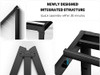 QEROMY Bed Frame Metal Platform Assembly Heavy Duty - Black 18" Twin B0C2Q2V9VB New