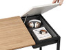Cubiker Computer Desk 47" Home Office Writing Easy Assembly - Natural Terrazzo New