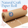 Brown Craft Paper Roll 30"x1800", 1 Roll, Jumbo Roll - Woodpeckers New
