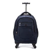 Racini Nylon Rolling Backpack Water-Resistant Traveling Wheeled Bag - Navy New