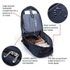 Racini Nylon Rolling Backpack Water-Resistant Traveling Wheeled Bag - Navy New