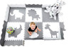 Wee Giggles X-Large Non-Toxic Baby Play Mat | Neutral Nursery | Grey New