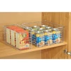 mDesign Metal Wire Food Storage Basket 4 Pack - Chrome New