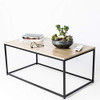 C-Hopetree Coffee Table Rectangle TV Stand Cocktail End Table Vintage New