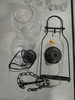 H-TYPE TRACK LIGHTING PENDANT,VINTAGE INDUSTRIAL GLASS PENDANT - RUSTIC BROWN