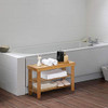JS NOVA JUNS Bamboo Shoe Bench Rack 2 Tier Shoe Storage Racks Shelf - Natural New