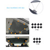 Topfit Sunroof Sunshade Compatible with Tesla Model 3 2 of Set Black New
