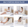 howhom Bed Wedge Pillow Memory Foam Top Ergonomic Orthopedic B08D6CJ5HW - Black New