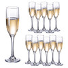 Sunnow Vastto 6 Ounce Classic Champagne Flute Glass Wedding Party 12 Count New