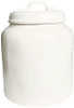 Rae Dunn Magenta Finely Glazed Ceramic COFFEE Canister Lid B09W31JK6B - White New