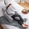 TELER Pregnancy Pillows U-Shaped Full Body Detachable 2-in-1 - 55" - NAVY BLUE New