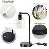 Ganiude Set of 2 Industrial Touch Control Table Lamp, 5000K Bulbs Include New