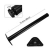 28" Metal Desk Table Furniture Stainless Steel Legs Set of 4 B08BZCC4V9 - Black New