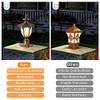 LONEDRUID Outdoor Post Light Fixture Bronze Retro Exterior 3 inch B0872YBKBR New