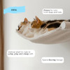 KITSUNE GARDEN CAT WALL SHELF FURNITURE CAT HAMMOCK FOR WALL - IVORY