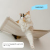 KITSUNE GARDEN CAT WALL SHELF FURNITURE CAT HAMMOCK FOR WALL - IVORY