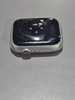 For Parts: APPLE WATCH 9 GPS LTE 45MM SILVER ALUM CASE WHITE SPORT BAND - NO POWER