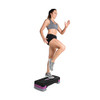 Tone Fitness Aerobic Step Platform Exercise Step Full Compact Sizes - Black/Pink